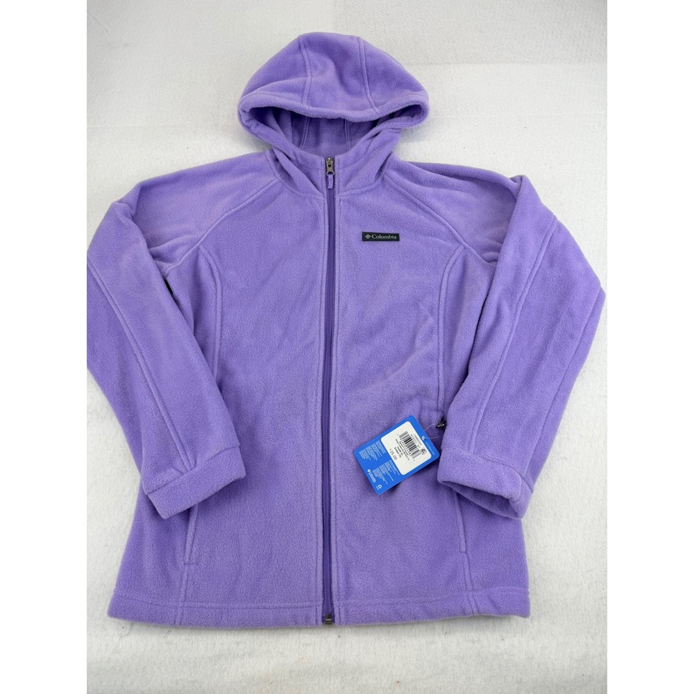 Columbia Benton Springs II Purple Fleece Full Zip Hoodie women's  XL  NWT